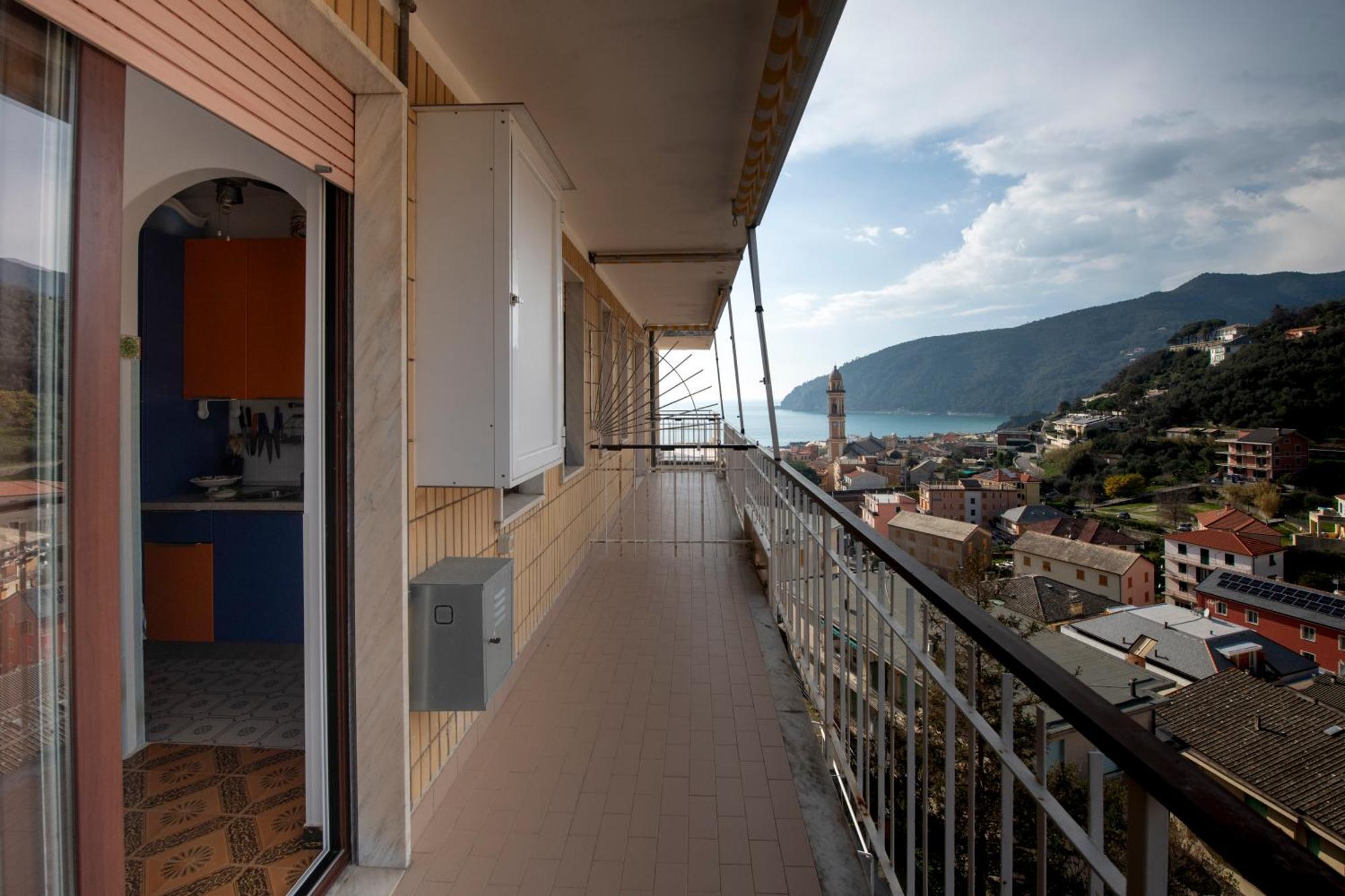 Апартаменты 239 - Casa Del Sole Vista Mare Moneglia - 5Minuti A Piedi Dal Mare - Parcheggio Privato Экстерьер фото